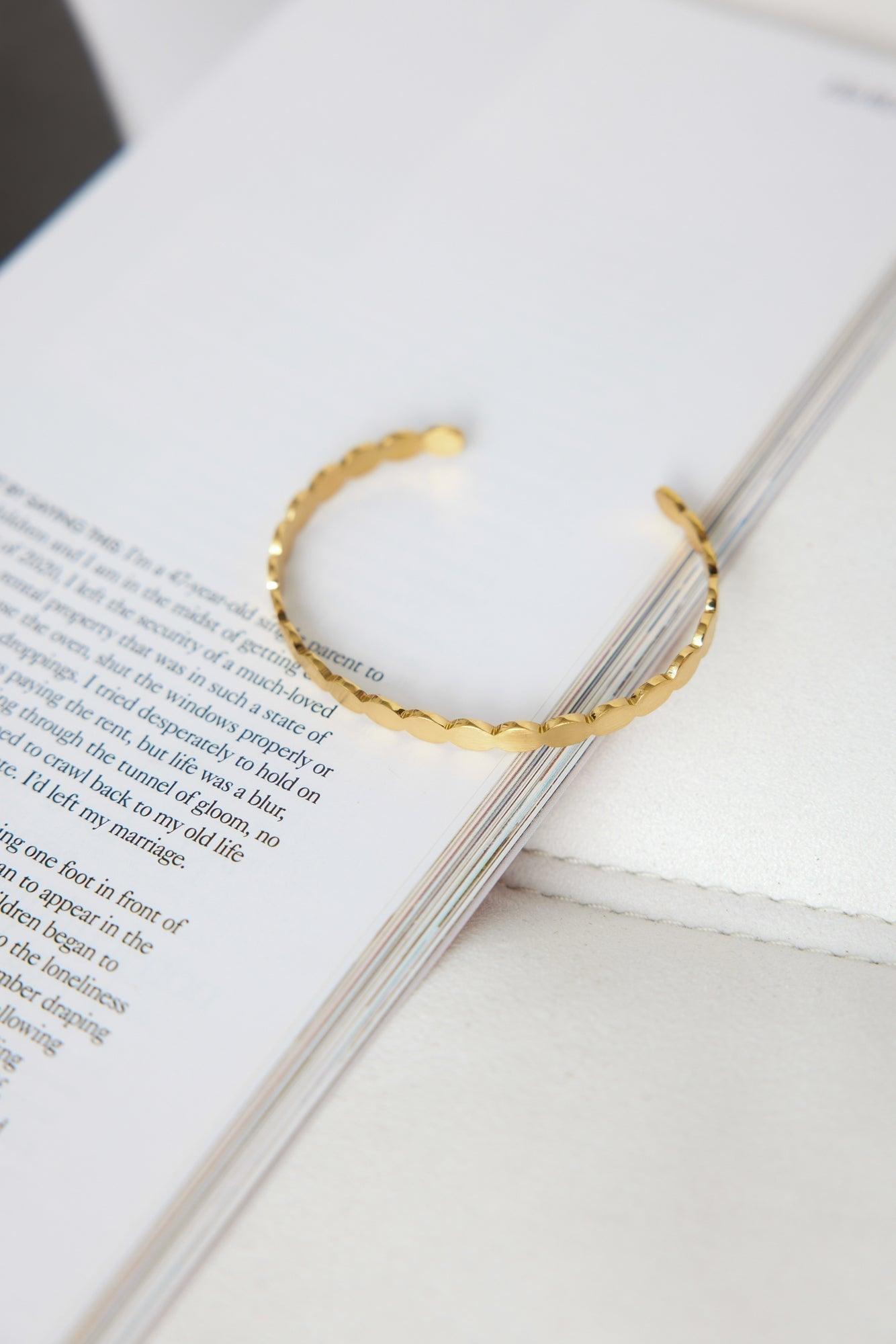 18 karat forgyldt Aphrodite armbånd i guld
