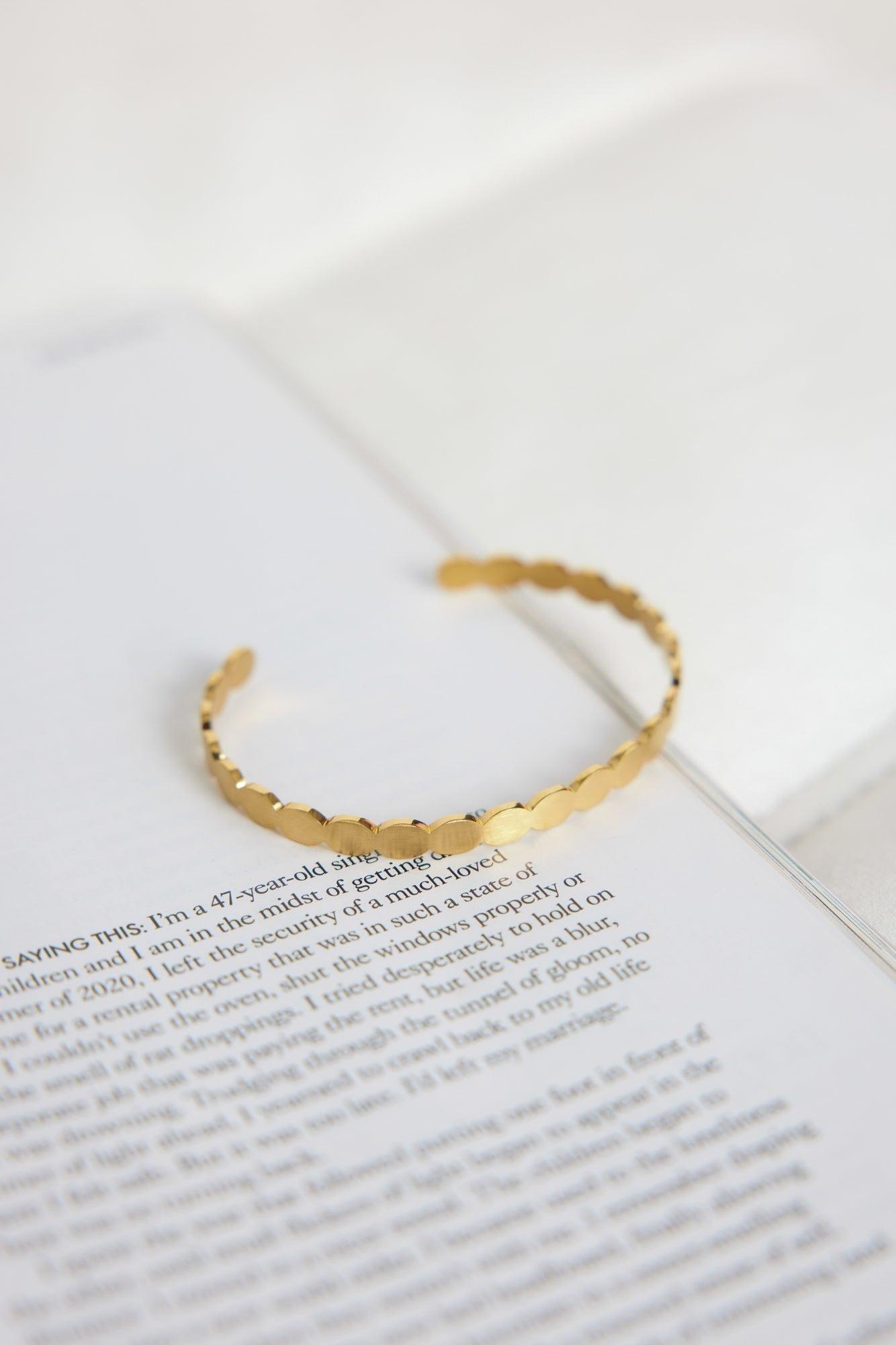 18 karat forgyldt Aphrodite armbånd i guld