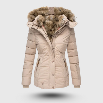 Hanne™ - Winter Jacket with Fluffy Collar and Slim Fit