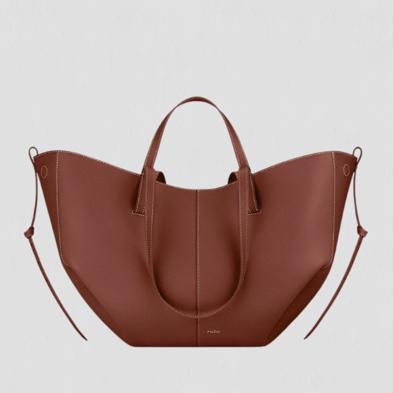 PERNILLA – FORMFAST SHOPPINGTASKE MED ELEGANTE RYNKEDETALJER